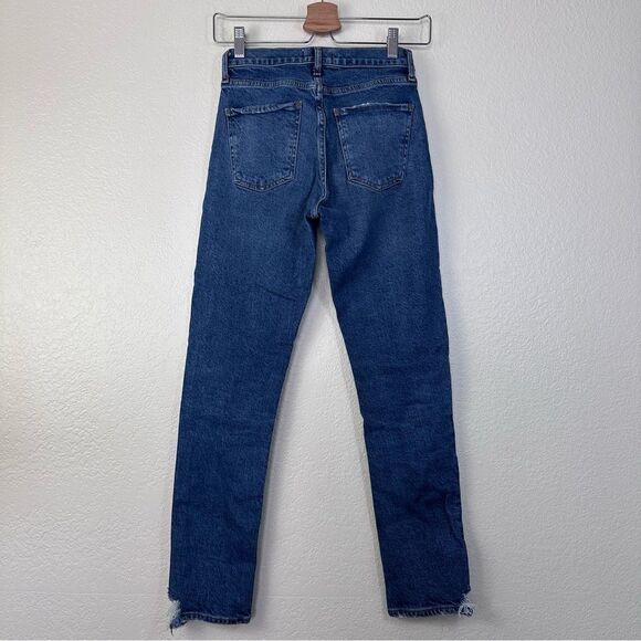 Agolde Toni Slim Distressed Ankle Jeans Size 24 - Picture 11 of 11